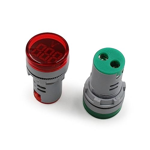 Voltmètre numérique encastrable 22mm avec indicateur de puissance LED - 8