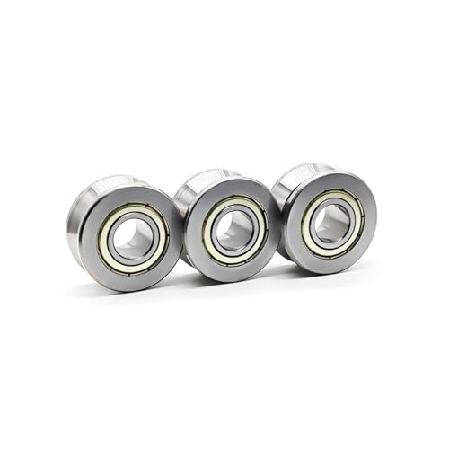 Roulement de guidage en V LV201-14 ZZ robuste pour mouvement fluide 2pcs