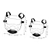Mikikit 2pcs Taekwondo Mask Face Mask Helmet Martial Arts Sparring Mask Detachable Face Guard Karate Head Guards Karate Sparring Headgear Karate Equipment Tempered Plastic Transparent
