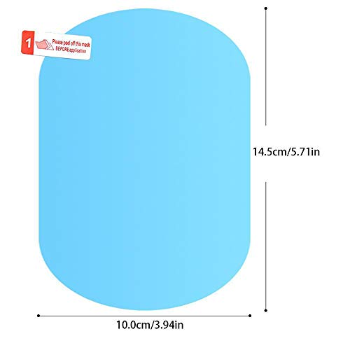 Sangmei Filme de espelho retrovisor para carro membrana anti-nevoeiro filme protetor de janela de es