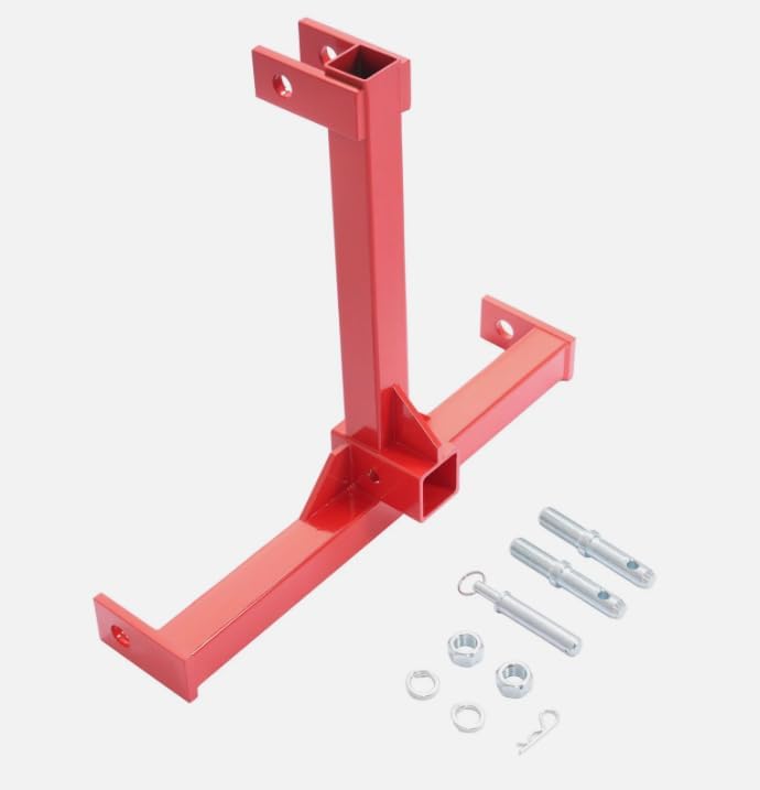 3 Point 2" Receiver Trailer Tow Hitch Category 1 Tractor Drawbar Attachment，Replacement for OEM