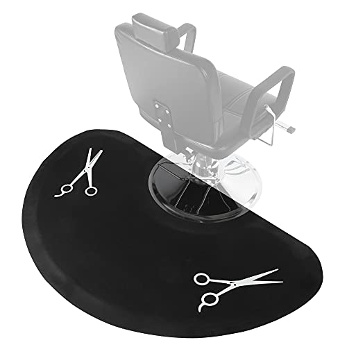 Omysalon 1/2'' Thick Anti Fatigue Mat For Hairstylist Standing, 3'X5' Barber Floor Matt With Scissor Under Salon Chair, Hair Cutting Hairdressing Equipment #TOP7