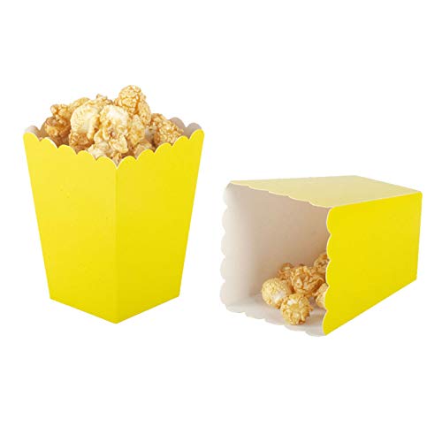 Image of We Moment Yellow Mini Popcorn Boxes,Pack of 36