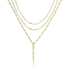 triple Chain Y necklace