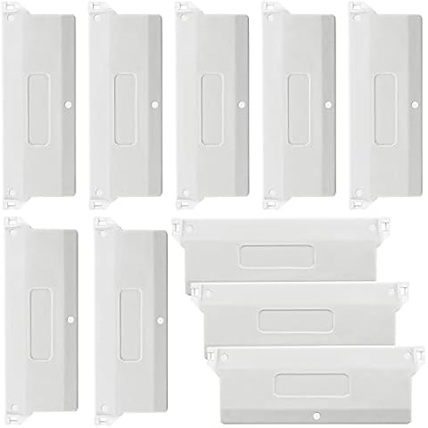Persiana Vertical Contrapeso Cortina Vertical Persianas Verticales 10 PCS Blanco Cover