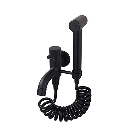 Kit douchette bidet WC avec flexible extensible et mitigeur mural