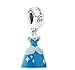 Pandora Disney Cinderella Dress Sterling Silver Dangle with Blue Enamel 791578ENMX