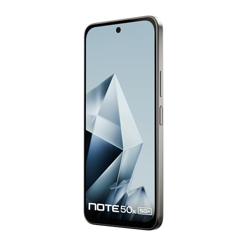 Image of Infinix Note 50x 5G+ (Titanium Grey, 6GB RAM, 128GB Storage) | MediaTek D7300 Ultimate | 90FPS BGMI Gaming | 5500mAH Battery with 45W FastCharge | 650K+ AnTuTu AI Without Offers