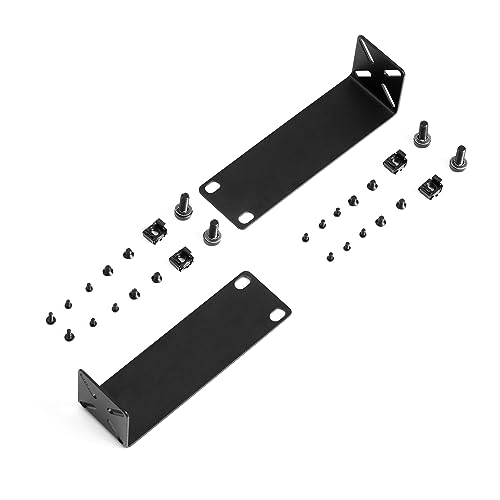 Kit de montage en rack de 19 pour commutateur 20,1 cm et support de fixation réglable