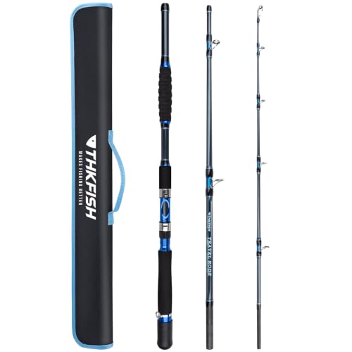 THKFISH 3-Piece Travel Saltwater Spinning Rod