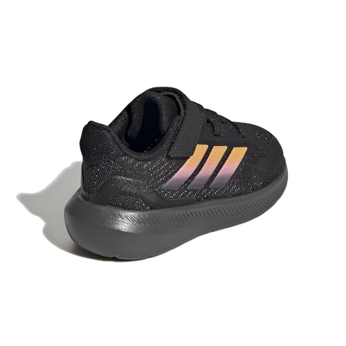 Image of adidas Baby Marvel Run Falcon 5 Elastic Lace & Strap Shoe