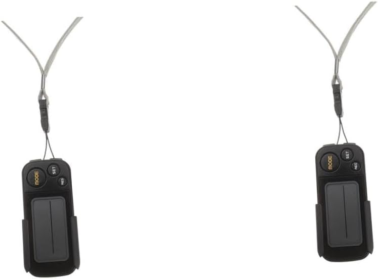 Mikikit 2pcs Clip-Type Walking Pedometer for Outdoor Fitness Screen Step Counter Accurate Calorie Tracker Lightweight and Portable Sports Accessory for Men Women and Boys and Girls