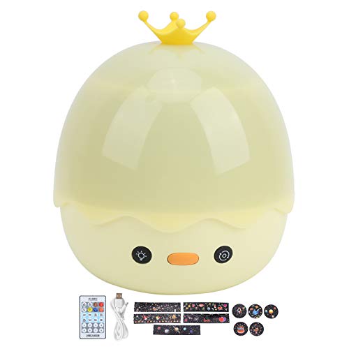 Veilleuse LED anti peur du noir avec 6 films de projection pour enfant