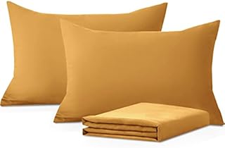 Moonlight Bedding Pillow Cases 2 Pack  Red Pillowcases Envelope Closure Super Soft Brushed Microfiber Standard House Wife Pillow Covers, (50 X 75 CM)