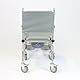 NRS Healthcare S30063 Toilettenstuhl mit Rädern, mit gepolstertem Sitz und Rückenlehne, höhenverstellbar