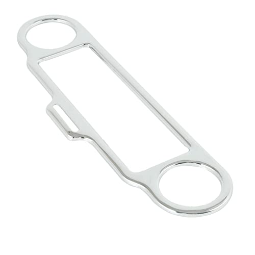 Garniture d'accent stéréo chromé pour rénover la console radio Harley Touring 1996-2013