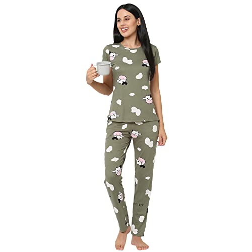 Image of Sweet Dreams Women's Brush Hearts Pajama Set Pack of 1