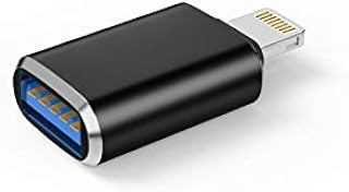 Lightning Male to USB3.0 Female Adapter OTG Cable for iPhone 12 11 Xr X XS 8 7 Plus Max Compatible with iPad Air Pro Mini,Support Camera Card Reader Mouse Keyboard Hubs Piano Converter Connect U Disk