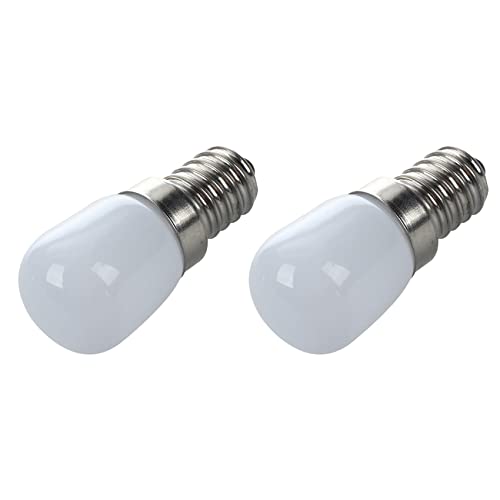 Heozlion 2X 1.5W E14 2835 SMD Fridge Freezer LED Light Bulbs Mini Pygmy Lamp 220V Color:Warm White Pack:1Pcs
