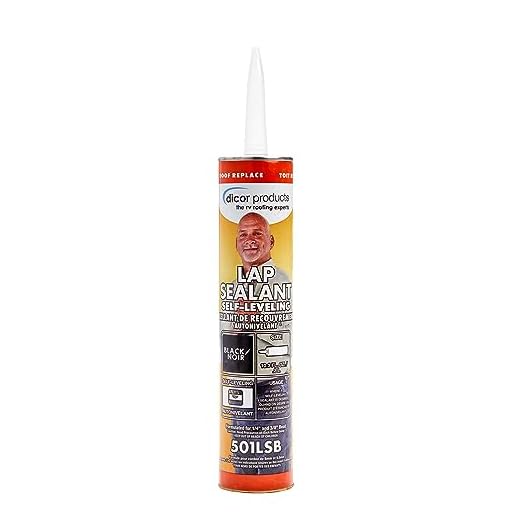 Dicor 501LSB-1 Self-Leveling HAPS-Free Lap Sealant - Black, Ideal for RV Roofing and Appliance Application