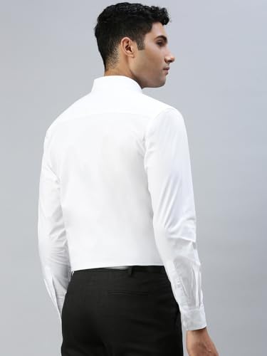 Image of RAMRAJ COTTON Men Full Sleeve Shirt | Prestigious Fit | Elegant Daily Formal Wear