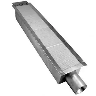 Estufa Radiante de 5 Puestos 27 x 5 Pulgadas Empotrable