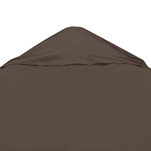 Chi Mercantile 10X10 Ft Canopy Gazebo Top Replacement - Coffee Liqueur #TOP2