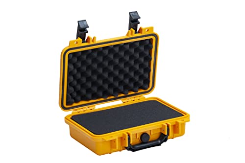 Image of MEIJIA Portable All Weather Waterproof Protective Hard Case, Small Camera Case,Dry Case with Customizable Foam,Fit Use of Drones, Camera,Equipments, 11.65 inchx8.35 inchx3.78 inch