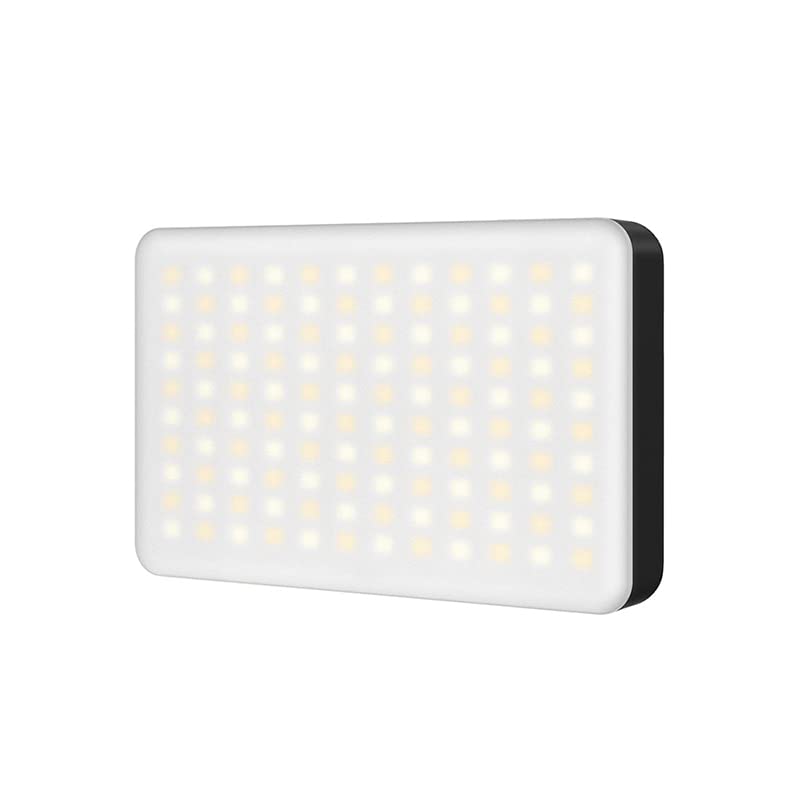 ULANZI VL120 LED Video Light on Camera, Mini Rechargeable 120 LED Photography Lighting Fill Lamp 3200K-6500K Bi-Color Dimmable, CRI95+, Built-in 3100mAh Battery for Canon Nikon Sony DSLR Cameras