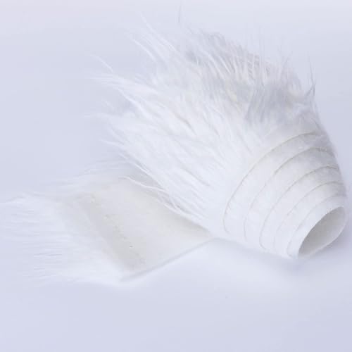 Kunstfell Band Kunstpelz Fellstoff, MUSLONG zotteligen Pelz Stoff Schnitte flauschige Pelz Patches ideal zum Basteln, Nähen, Dekorieren | Dekoband Plüsch Trim Stoffrolle, 5x150cm