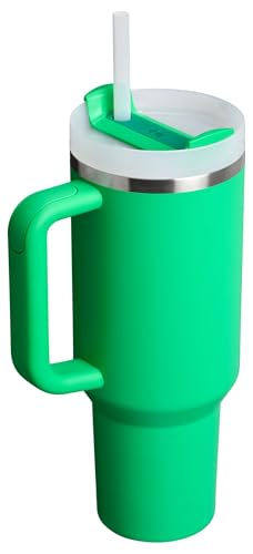 Image of STANLEY Quencher H2.0 Tumbler with Handle and Straw 40 oz | Flowstate 3-Position Lid | Cup Holder Compatible for Travel | Insulated Stainless Steel Cup | BPA-Free | Meadow