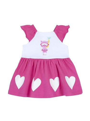 Robe bébé rose Chicco en coton doux pour le confort quotidien des nouveau-nés