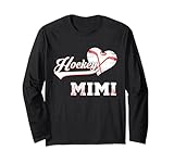 Ice Hockey Mimi Family Hockey Player Men Women Xmas Long Sleeve T-Shirt