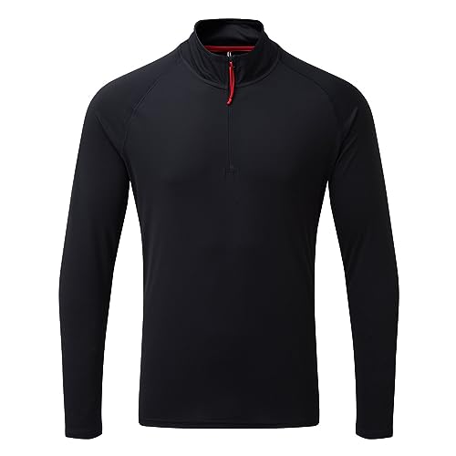 Gill Camiseta para Hombre Manga Larga UV Tec con Cremallera - Ligera, Secado Rápido y Protección UV 50+ miniatura 3