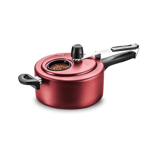 MTA PANELA DE PRESSAO COR CEREJA FECHAMENTO INTERNO COM VISOR DE VIDRO N°20/3,0L - DE ALUMINIO COM ANTIADERENTE