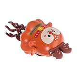 Fonction mécanique d'économie d'énergie : de mécanique d'horlogerie permet une utilisation répétée sans piles, idéale pour les alternatives de bas de noël, la figurine de renne, le de pieuvre dansante