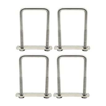 M10 Square Plated U Bolts 40mm Width X 200mm Length - View #9