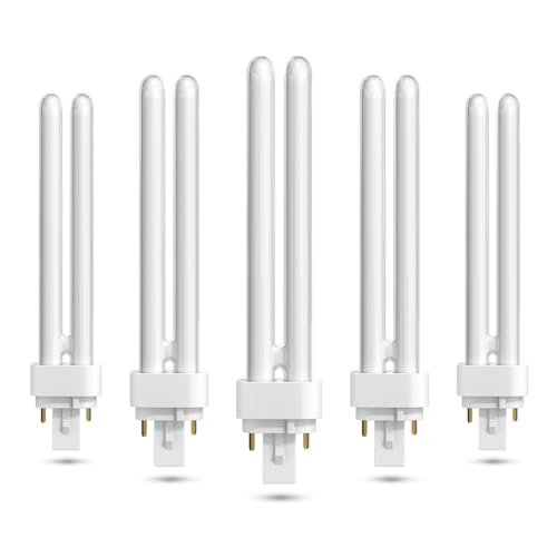 BrightArk 2 Pines 26W G24d-3 Bombillas PLC Tubo 2U para Cocina, Luz Natural 4000K, No Regulable, 5 Pack