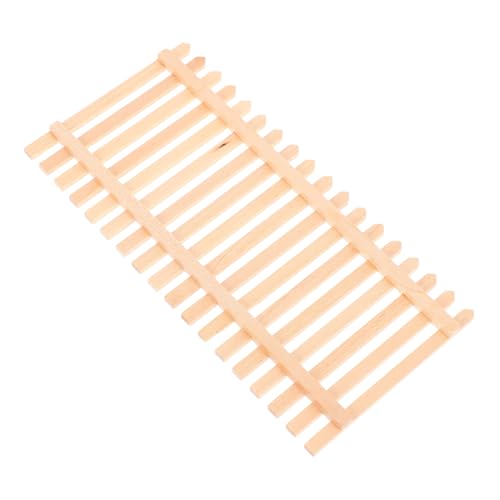 GARIOUANS Clôture Miniature Bois Pour Jardin Féérique Barrière Décorative Pour Maison De Poupées Accessoire De Paysage Résistante Et Détails Réalistes