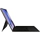 Samsung Book Cover Keyboard EF-DX925 für das Galaxy Tab S10 Ultra | Tab S9 Ultra mit QWERTZ-Tastatur und AI-Taste, Zweiteilige Tablet-Hülle, schlankes Design, S Pen Fach, Schwarz