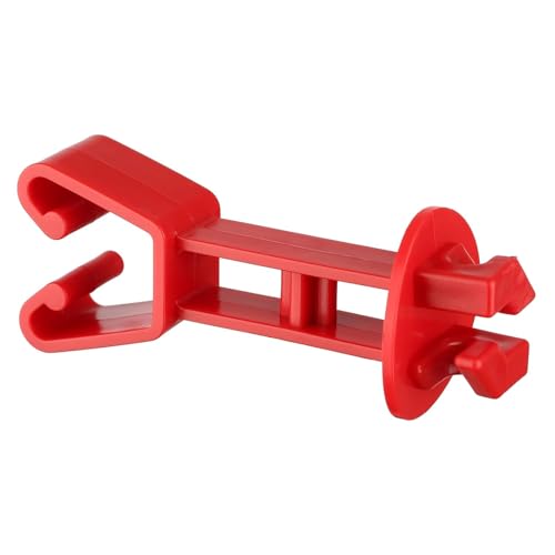 FENSMILE 25 Pièces Isolateurs Clôture Électrique Clips pour Poteaux U
