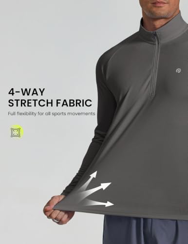 Men's 1/4 Zip Pullover Quarter Zip Shirts - image 3