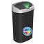 Solid Black 13 Gal Sensor Plastic