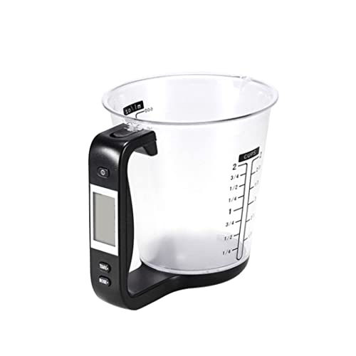 Jarra medidora multifunción para medir volumen y pesar alimentos con pantalla LCD 2