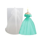 Cadeau favorable : ce moule à bougie pour robe de mariée vous permet de créer de belles bougies parfaites pour la fête des mères, la fête des pères, un anniversaire ou toute occasion pour montrer votre amour et votre appréciation à votre famille, amis et collègues.