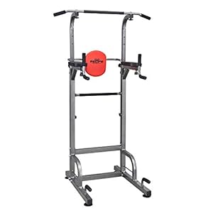 Relife Rebuild Your Life Optrekstang, staand trainingsapparaat, fitness, dip station, krachttoren, vrijstaand, thuis