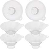 TrelaCo 6 Pcs Calculi Strainer Kidney Stone Strainer Collector Funnel with Mesh Screen Filters for Straining Urine and Pee for Analysis Testing
