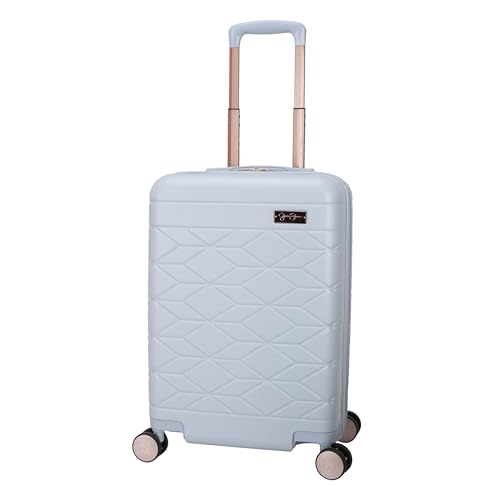 Jessica Simpson Aris 20" Expandable 8-Wheel Spinner Carry On Luggage Suitcase, Niagara Mist