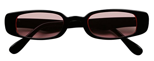 ShadyVEU Retro Vintage Fashion Slim Narrow UV400 Chic Colored Lens Mens Womens Sunglasses2