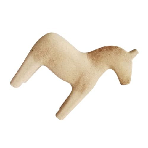 TOPPERFUN Adorno De Caballo De Madera Sin Terminar Para Manualidades Como Adorno De Escritorio Para Hacer Tú Mismo Diseño De Animal De Madera Para Proyectos Diy
